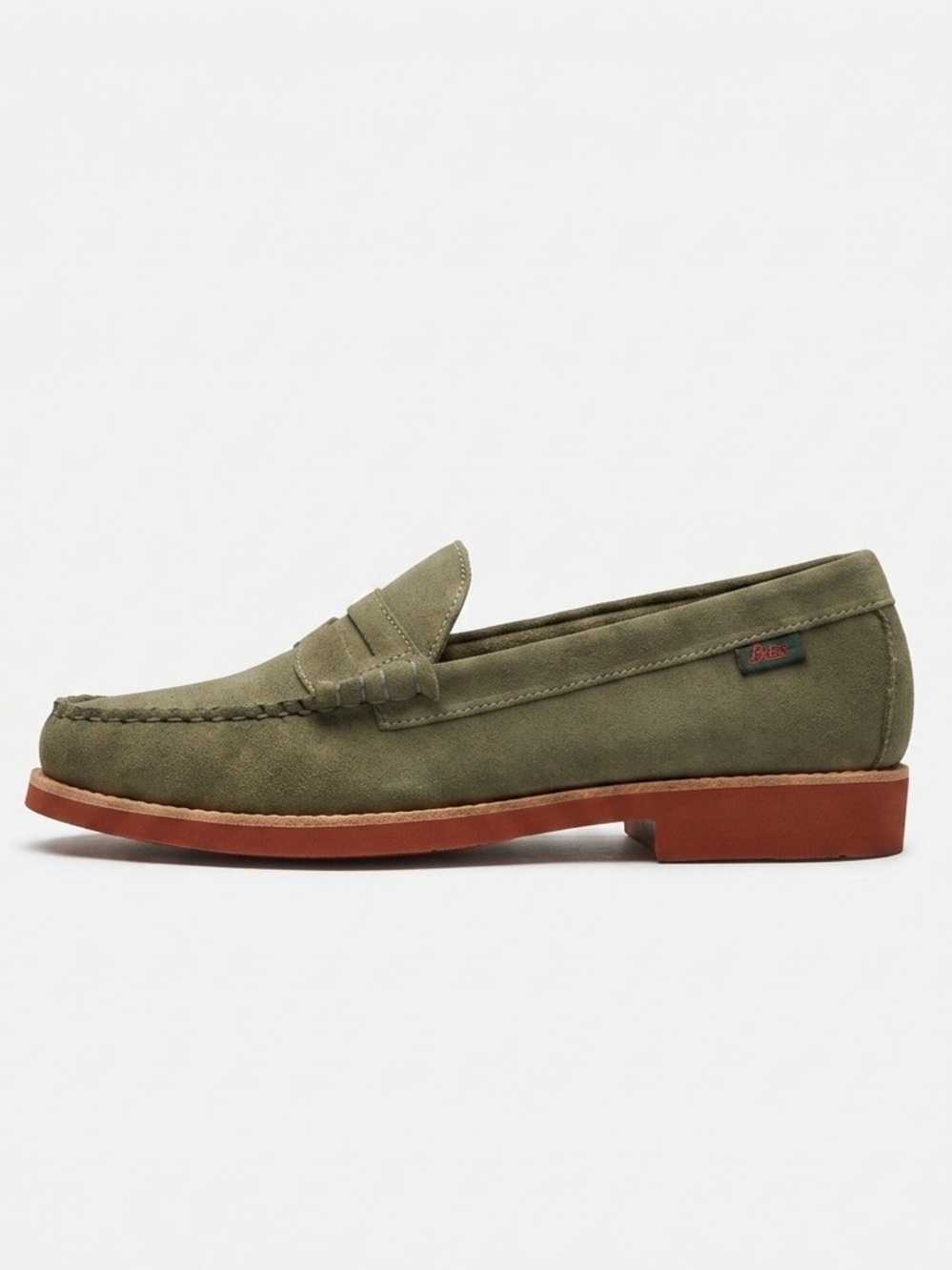 G.H. Bass Larson Buc Weejun Olive Suede Penny Loafers Shoes Men’s 12 NIB NEW